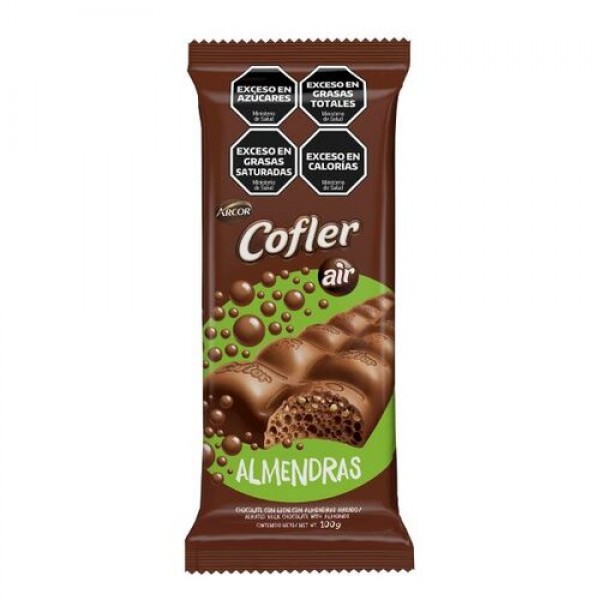 Cofler Chocolate Con Leche Y Almendras 100gr