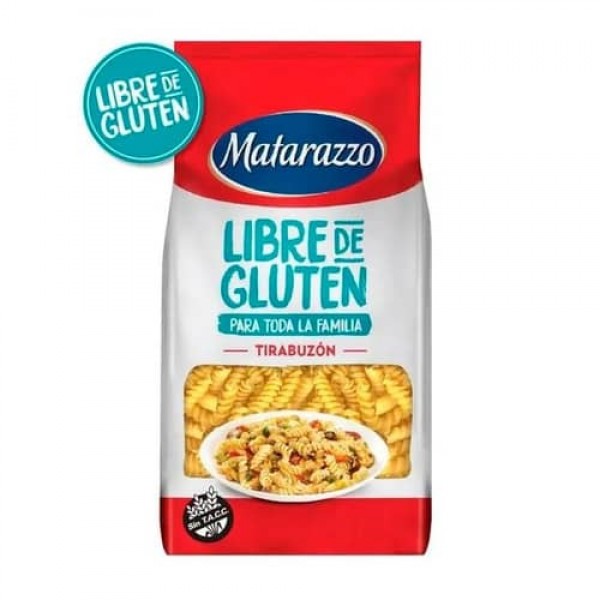 Matarazzo Fideos Tirabuzon Libre De Gluten 500gr
