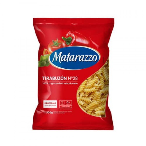 Matarazzo Fideos Tirabuzon Nº28 500gr