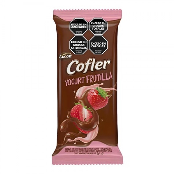 Cofler Chocolate Yogurt Frutilla 64gr