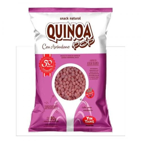 Quinoa Pop Con Arandano 80gr