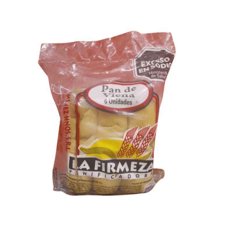 La Firmeza Pan Para Panchos x 6 Unidades
