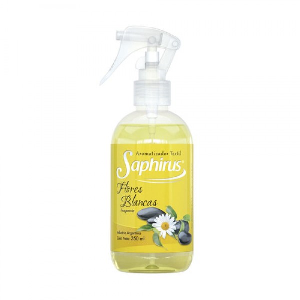 Saphirus Aromatizador Textil Flores Blancas 250ml