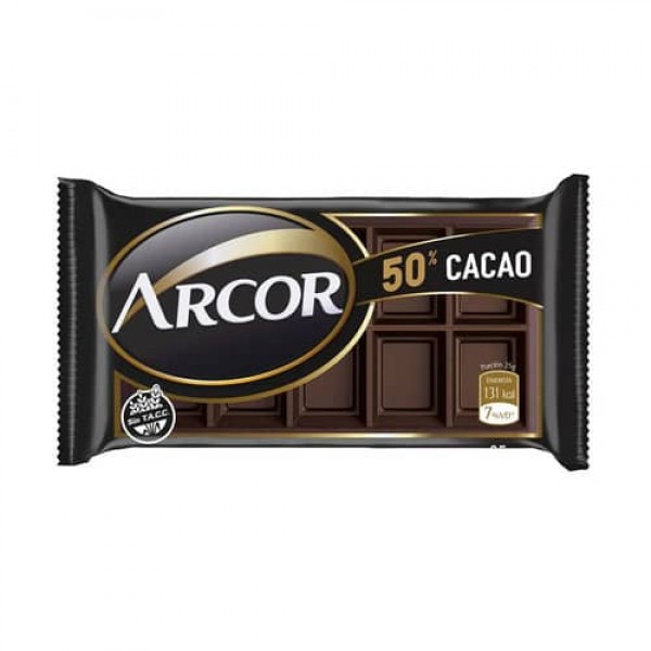 Arcor Chocolate 50% Cacao 25gr