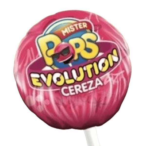 Mister Pops Evolution Chupetin Sabor A Cereza x Unidad