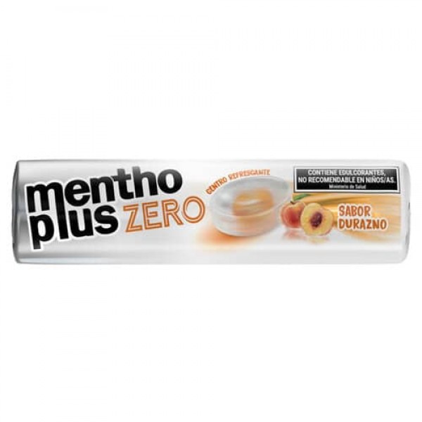 Menthoplus Caramelos Sabor Durazno  Zero Azúcares 7u 26.6gr