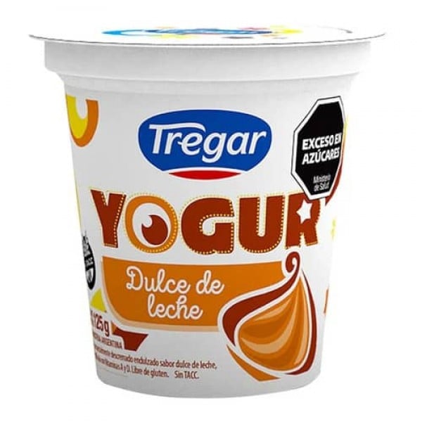 Tregar Yogur Sabor Dulce De Leche 125gr