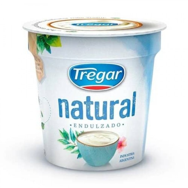 Tregar Yogur Natural Endulzado 140gr