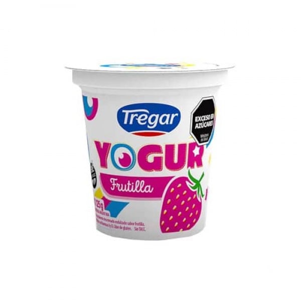 Tregar Yogur Sabor Frutilla 125gr