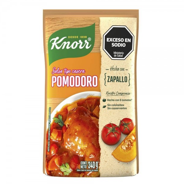 Knorr Salsa Tipo Casera Pomodoro 340gr