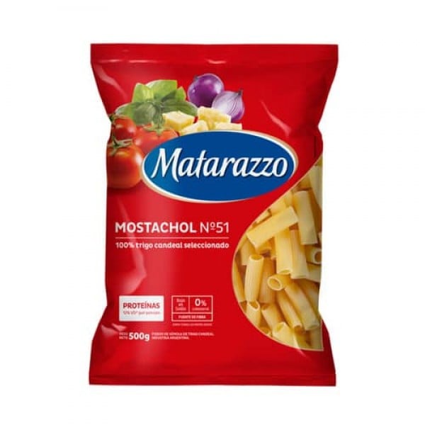 Matarazzo Fideos Mostachol Nº51 500gr