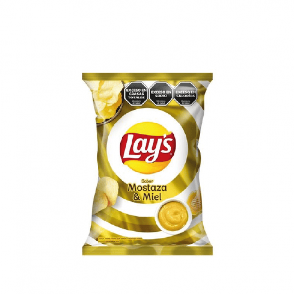 Lays Papas Fritas Sabor Mostaza & Miel 77gr