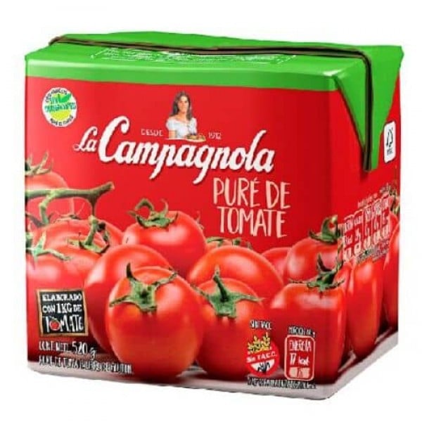 La Campagnola Pure De Tomate 530gr