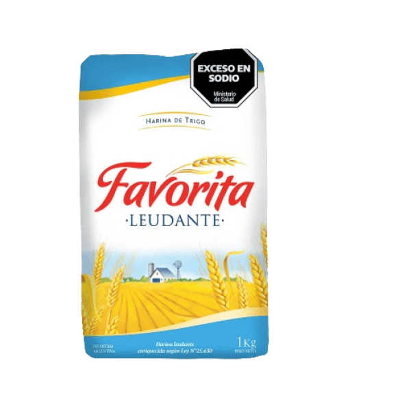 Favorita Harina De Trigo Leudante 1kg