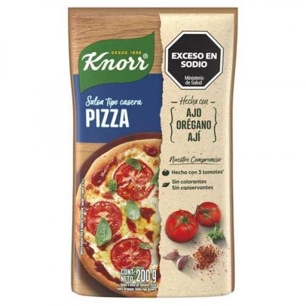 Knorr Salsa Tipo Casera Pizza 200gr