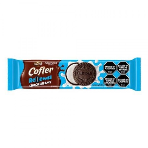 Cofler Galletitas Dulces Rellenas Choco Creamy 85gr