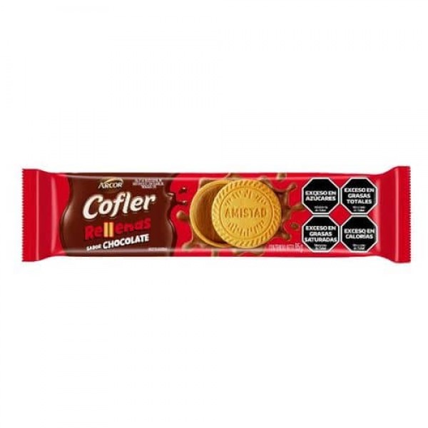 Cofler Galletitas Rellenas Sabor Chocolate 85gr