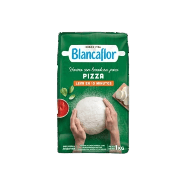 Blancaflor Harina Con Levadura Para Pizza 1kg