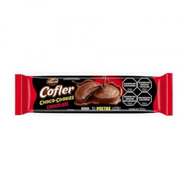 Cofler Chocolate Galletita Dulce Rellena Sabor Chocolate 105,6gr