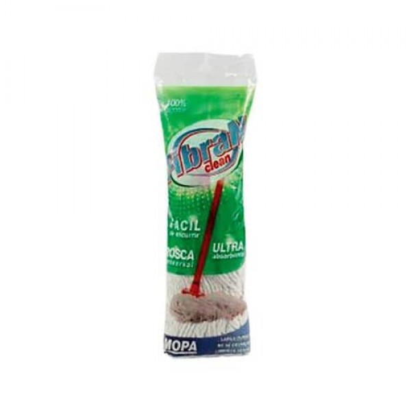 Fibran Clean Mopa De Algodon x Unidad Rosca Universal