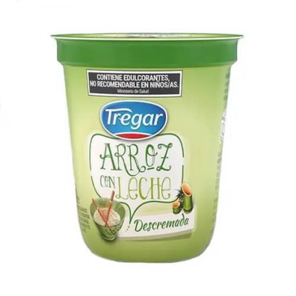 Tregar Arroz Con Leche Descremado 180gr