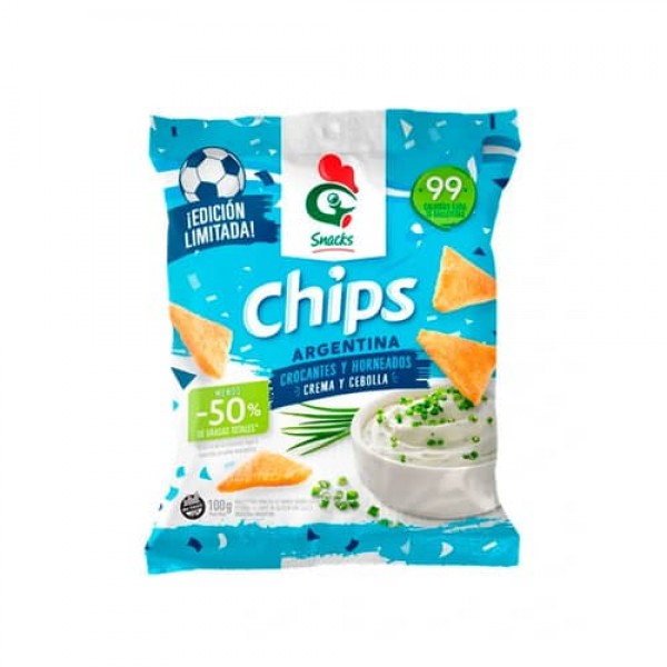 Gallo Snack Chips De Arroz Sabor Crema Y Cebolla 100gr