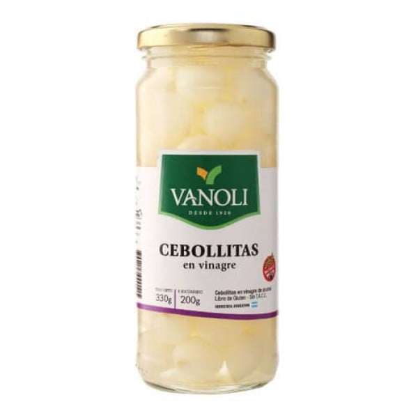 Vanoli Cebollitas En Vinagre 330gr