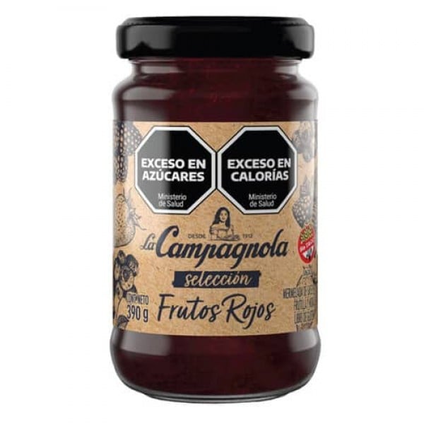 La Campagnola Seleccion Mermelada De Frutos Rojos 390gr