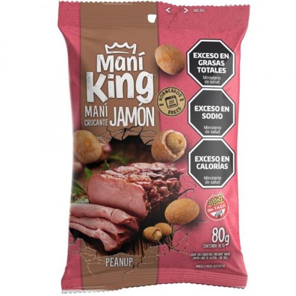 Mani King Mani Crocante Sabor Jamon 80gr