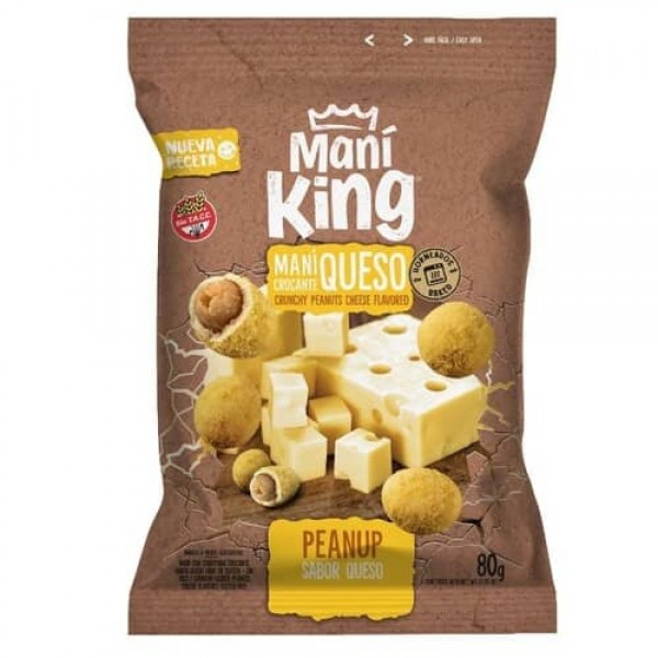 Mani King Mani Crocante Sabor Queso 80gr