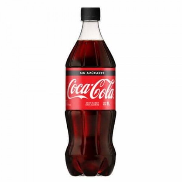 Coca Cola Gaseosa Zero Descartable 1L