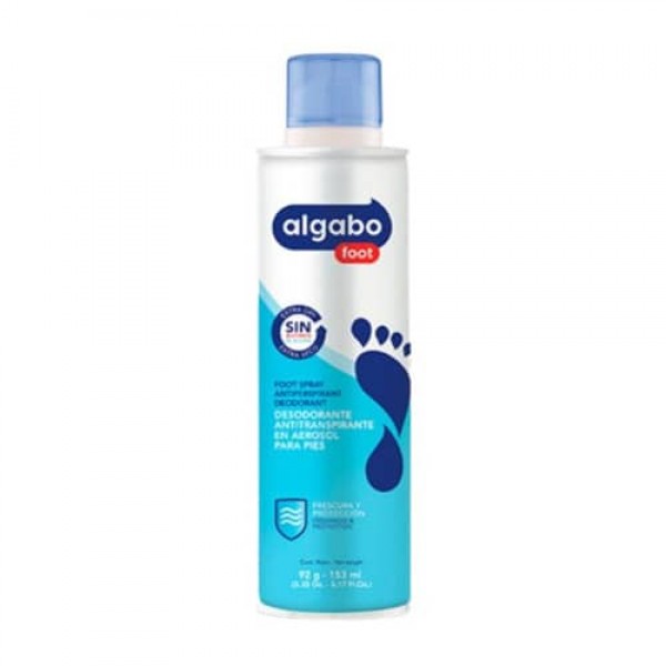 Algabo Foot Desodorante Antitranspirante En Aerosol Para Pies 153ml