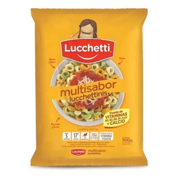 Lucchetti Lucchettinis Multi Sabor 500gr