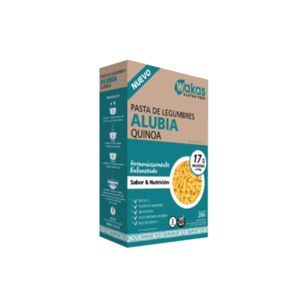 Wakas Pasa De Legumbres Alubia Quinoa 250gr