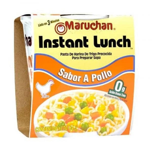 Maruchan Instan Lunch Sabor A Pollo 64gr