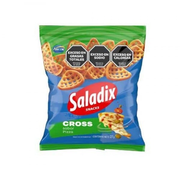 Saladix Snacks Cross Sabor Pizza 27gr