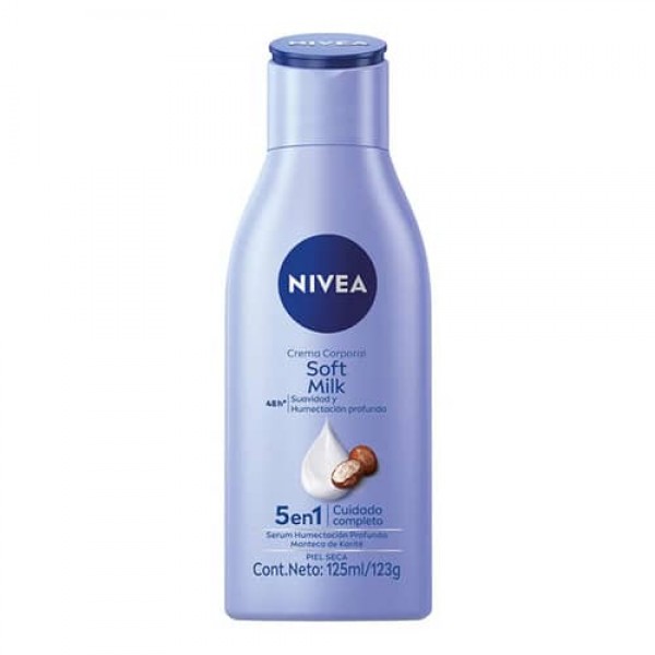 Nivea Crema Corporal Soft Milk 5en1 125ml