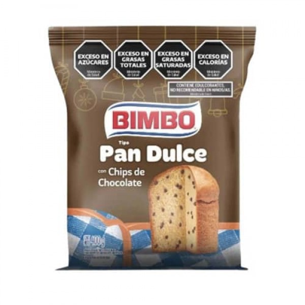 Bimbo Pan Dulce Con Chips De Chocolate 400gr