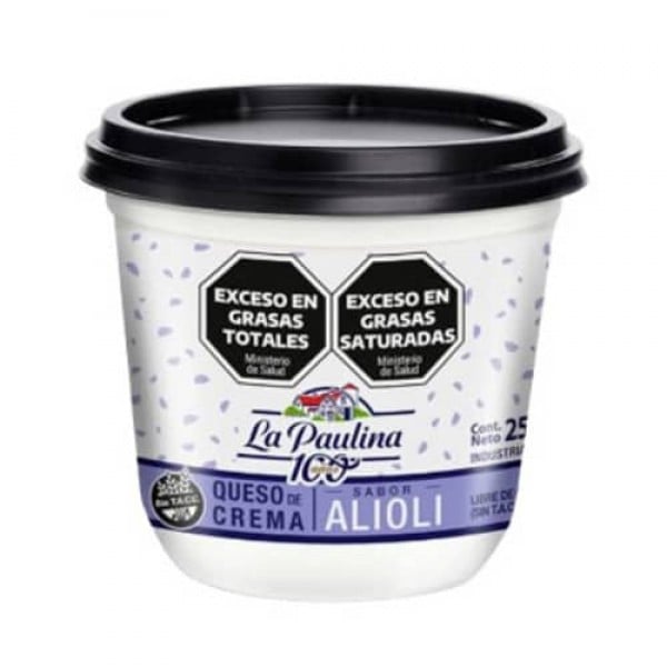 La Paulina Queso De Crema Sabor Alioli 250gr