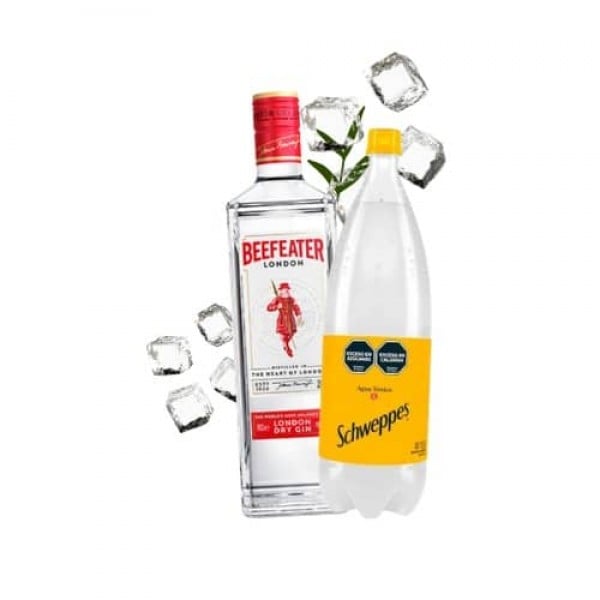 COMBO BEEFEATER - Beefeater London Dry Gin 700ml + Schweppes Agua Tonica 1.5L