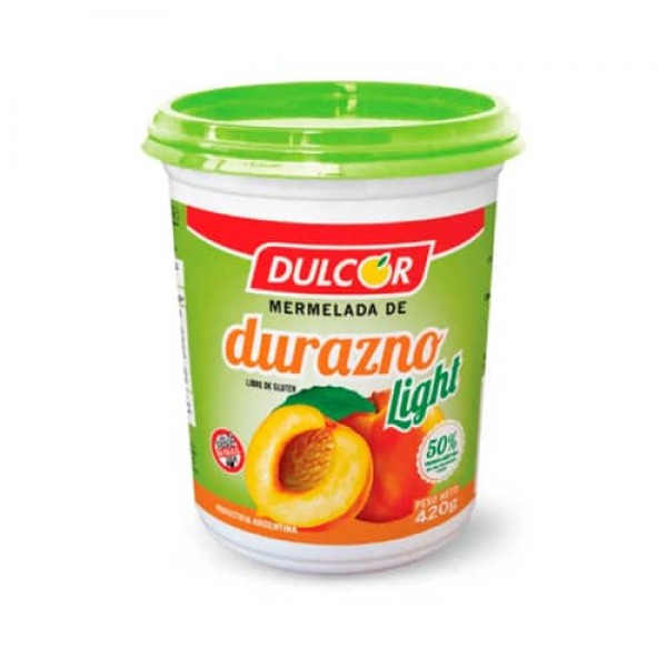 Dulcor Mermelada De Durazno Reducida En Calorias 420gr