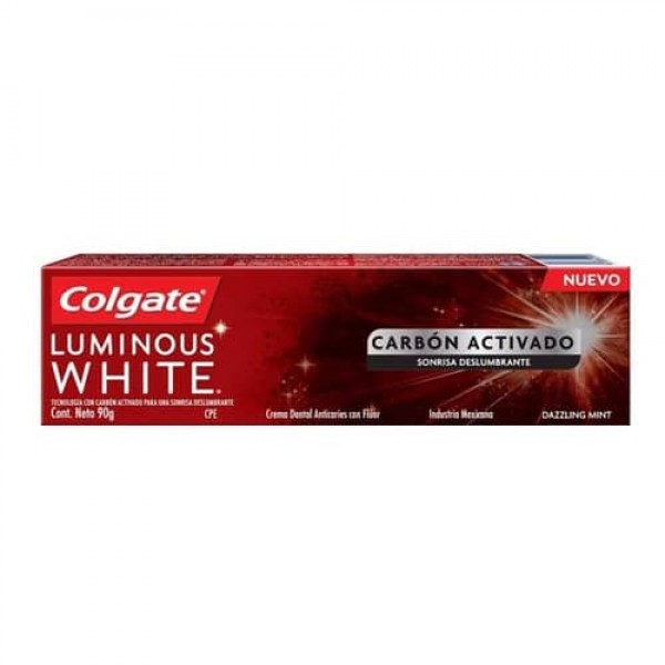 Colgate Luminous White Pasta Dental Anticaries Con Fluor 90gr