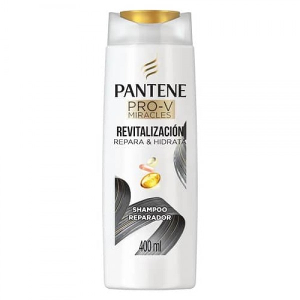 Pantene Pro-V Miracles Shampoo Reparador Revitalizacion Repara & Hidrata 400ml