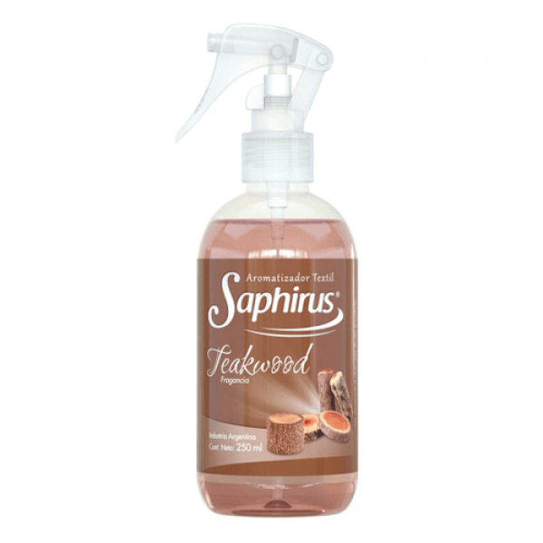 Saphirus Aromatizador Textil Fragancia Teakwood 250ml