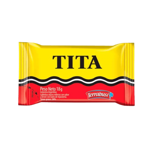 Tita Galletitas Dulces Rellenas Con Sabor A Limon 19gr