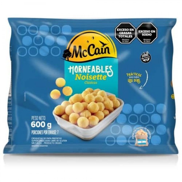 Mc Cain Croquetas De Papas Horneables Noisette Clasicas 600gr