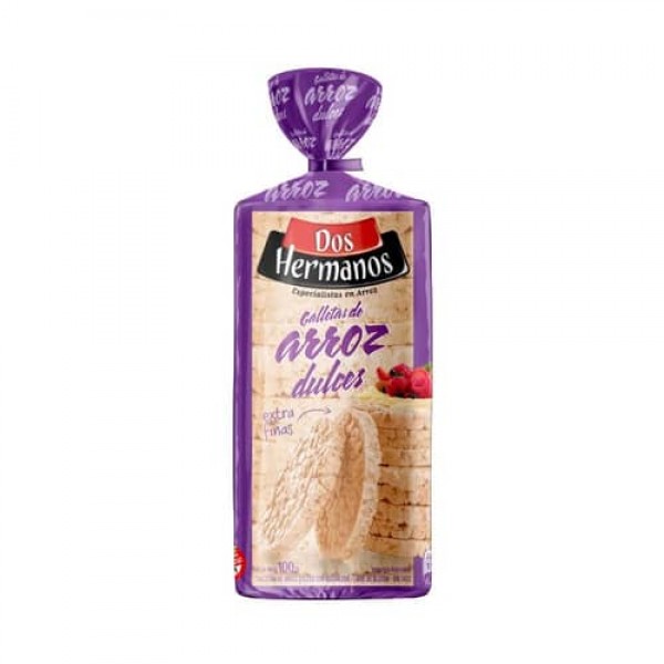 Dos Hermanos Galletas De Arroz Dulces 100gr