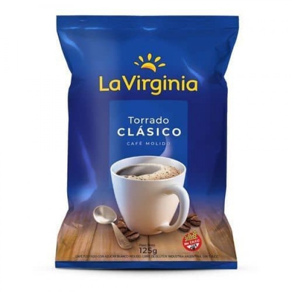 La Virginia Cafe Molido Torrado Clasico 125gr