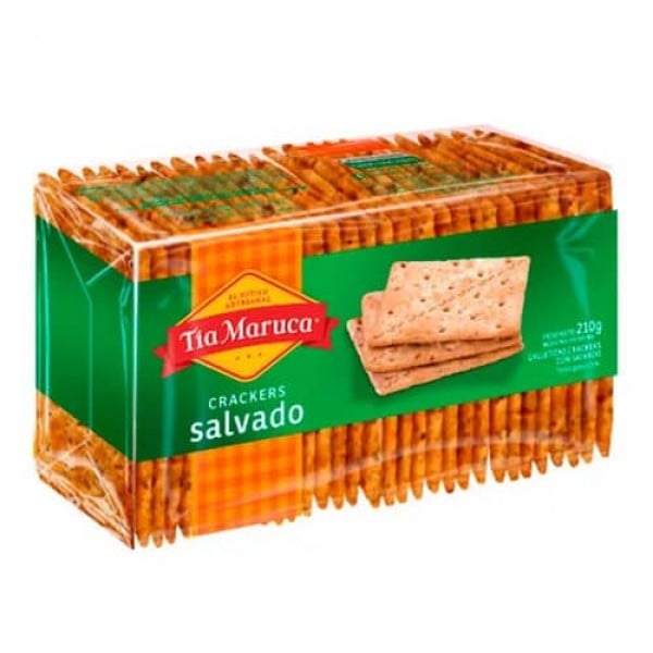 Tia Maruca Galletitas Crackers Con Salvado 210gr