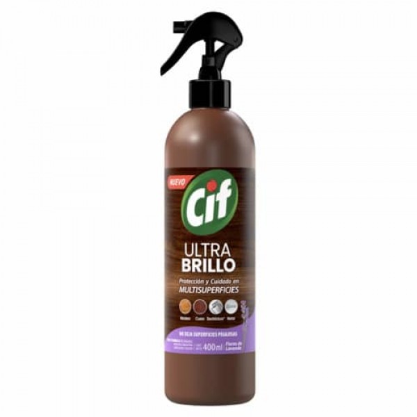 Cif Ultra Brillo Spray Flores De Lavanda 400ml